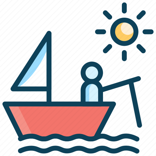 Boat, daytime, fisherman, fishing, sea, ship icon - Download on Iconfinder