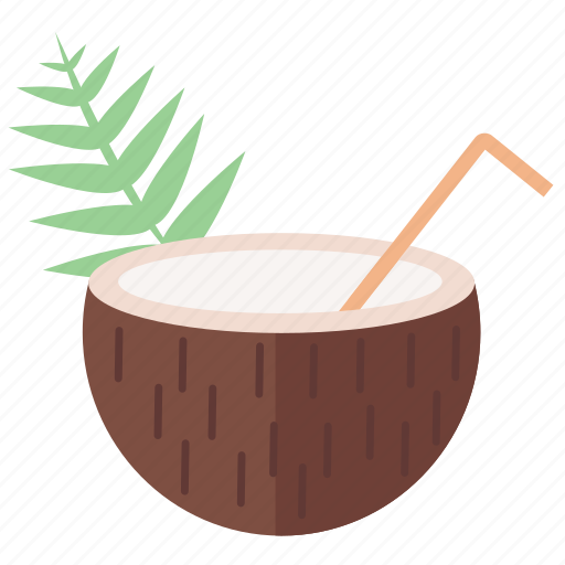 Beach, coconut, coconuts, summer, vacation icon - Download on Iconfinder