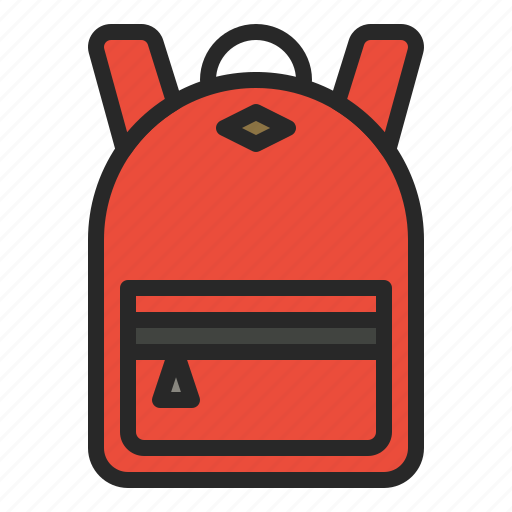 Backpack, bag, college, school, supplies, travel icon - Download on Iconfinder