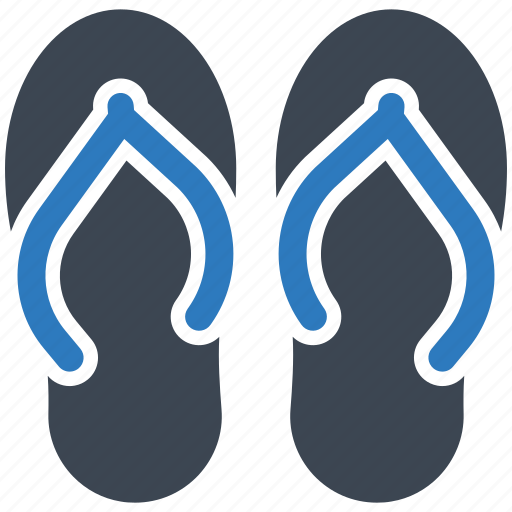 Beach, footwear, slippers icon - Download on Iconfinder