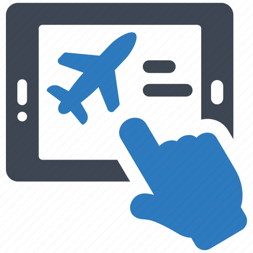 Booking, flight, online, travel, vacation, reservation, plane icon - Download on Iconfinder
