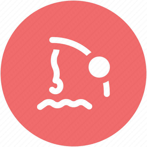 Beach, fishing, fishing rod, hobby, leisure activity, sea icon - Download on Iconfinder