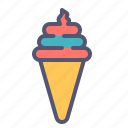 cold, cone, cream, ice, kids, summer, sweet