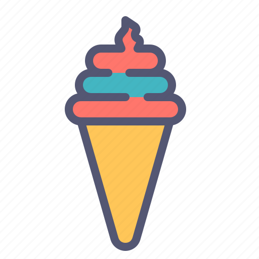 Cold, cone, cream, ice, kids, summer, sweet icon - Download on Iconfinder
