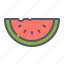 fruit, juicy, melon, summer, sweet, water 