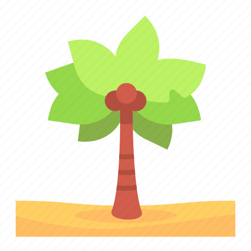 Beach, holidays, island, nature, palm, tree, vacation icon - Download on Iconfinder