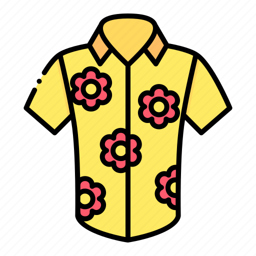 Clothes, clothing, fashion, garment, hawaiian, shirt, skirt icon - Download on Iconfinder