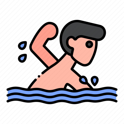 Cool, swim, swimming, water, weather icon - Download on Iconfinder