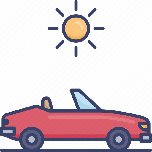 Automobile, car, sun, sunny, transport, transportation, vehicle icon - Download on Iconfinder
