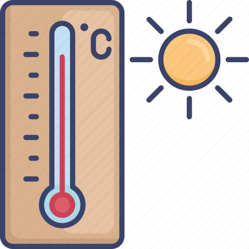 Heat, hot, summer, sun, temperature, thermometer icon - Download on Iconfinder