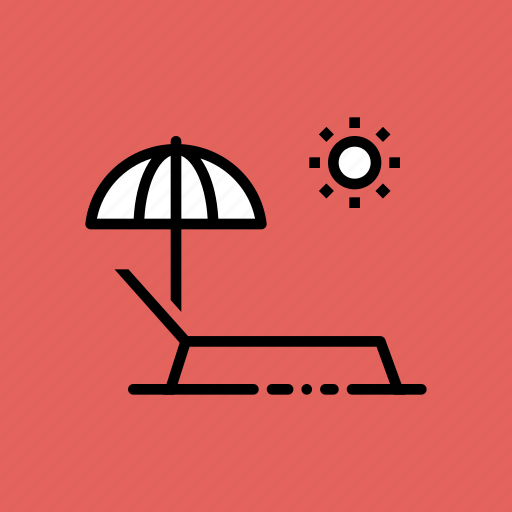 Bath, beach, pool, relax, sun, umbrella, vacation icon - Download on Iconfinder