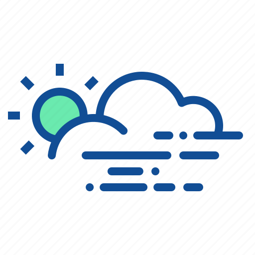 Cloud, cloudy, forecast, sun, sunny, weather icon - Download on Iconfinder