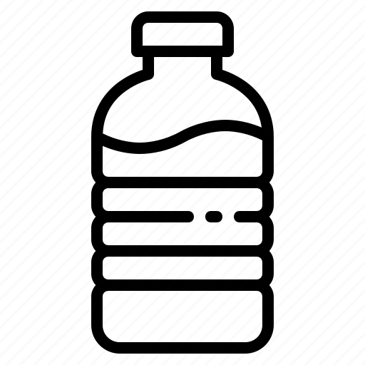 Bottle, drink, food, mineral, plastic, summer, water icon - Download on Iconfinder