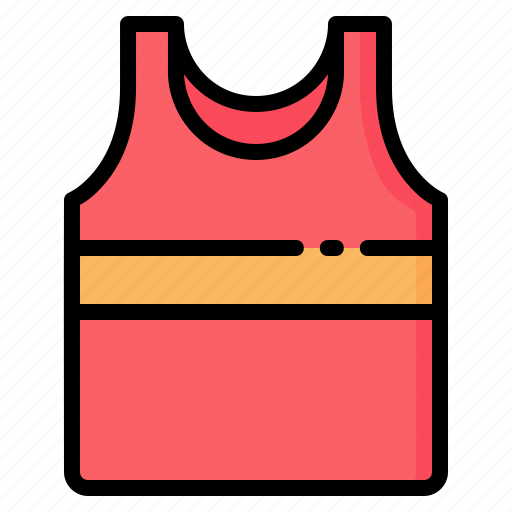 Clothes, fashion, singlet, sleeveless, summer, tank top, tshirt icon - Download on Iconfinder