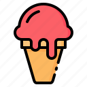 cone, cream, dessert, food, ice, summer, summertime