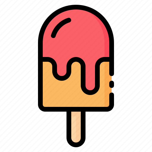 Dessert, food, ice cream, ice pop, popsicle, stick, summer icon - Download on Iconfinder
