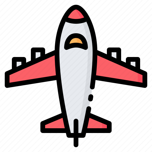 Air plane, aircraft, airplane, airport, jet, plane, transportation icon - Download on Iconfinder