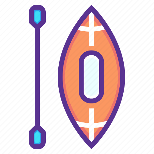 Boat, boating, canoe, paddle, recreation, rowing, water icon - Download on Iconfinder