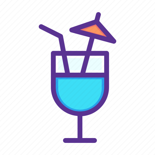 Cocktail, drink, juice, lounge, mocktail, summer, hygge icon - Download on Iconfinder