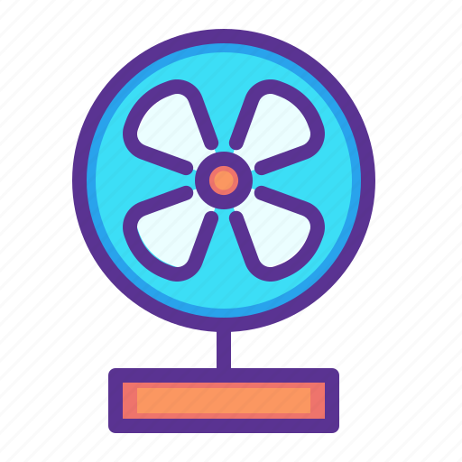 Air, appliance, breeze, device, fan, table icon - Download on Iconfinder
