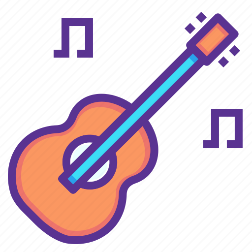 Concert, guitar, instrument, music, musical, picnic, hygge icon - Download on Iconfinder