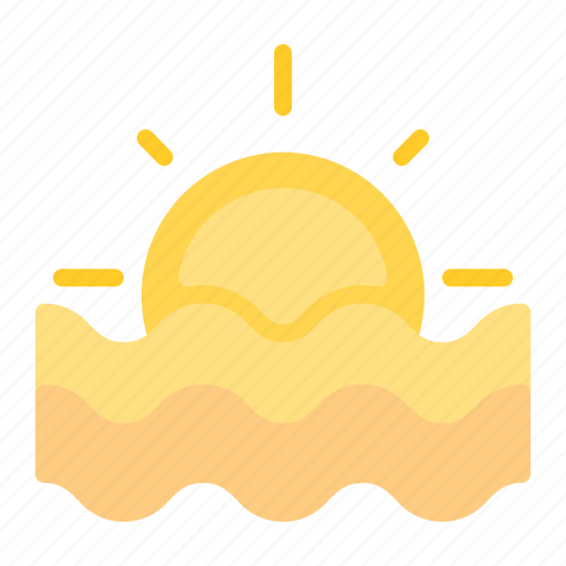 Summer, sunset, vacation, holiday, travel, beach icon - Download on Iconfinder