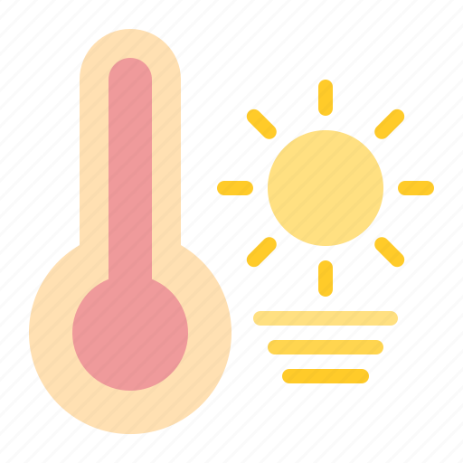 Summer, thermometer, beach, vacation, holiday, travel icon - Download on Iconfinder