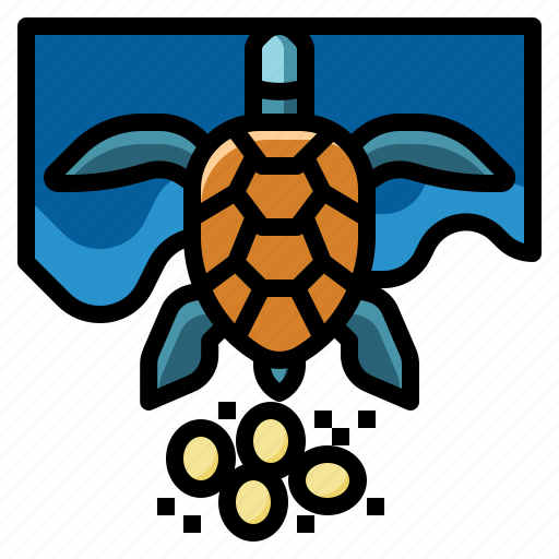 Turtle, reptile, wildlife, aquarium, lay, eggs, aquatic icon - Download on Iconfinder