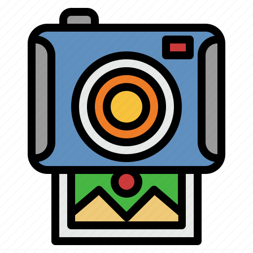 Polaroid, camera, instant, photographer, digital icon - Download on Iconfinder