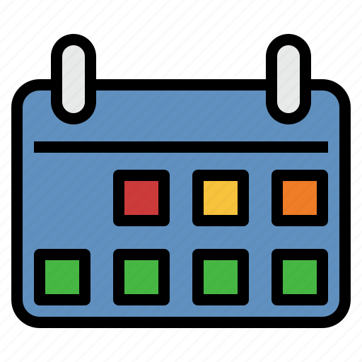Calendar, month, time and date, schedule, vacation icon - Download on Iconfinder