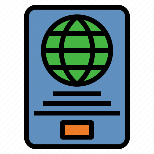 Passport, immigration, travel, tourist, identification icon - Download on Iconfinder
