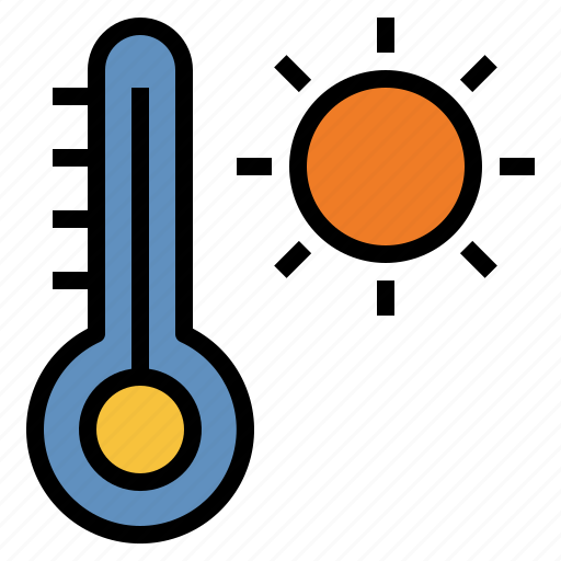 Thermometer, hot, weather, warm, temperature icon - Download on Iconfinder