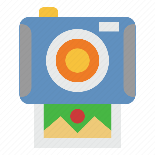 Polaroid, camera, instant, photographer, digital icon - Download on Iconfinder
