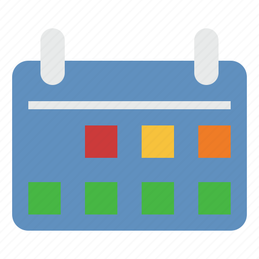 Calendar, month, time and date, schedule, vacation icon - Download on Iconfinder
