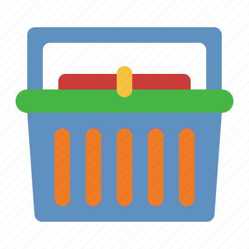 Picnic basket, ice box, wicker, holiday, camping icon - Download on Iconfinder