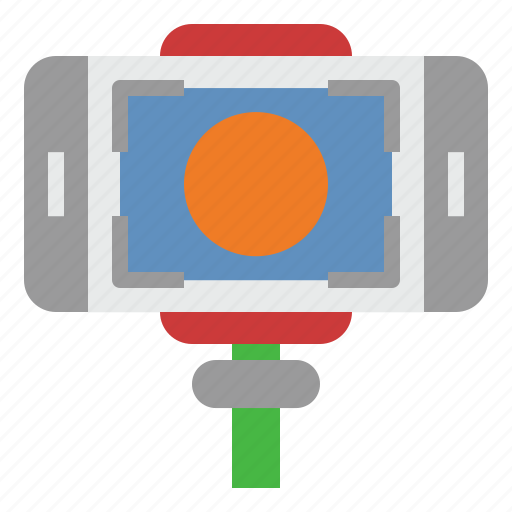 Selfie stick, smartphone, photographer, electronics, camera icon - Download on Iconfinder