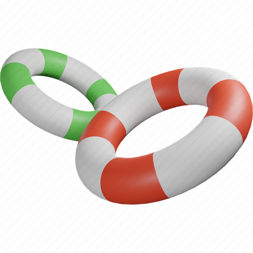 Lifebuoy, summer, swimming, water 3D illustration - Download on Iconfinder