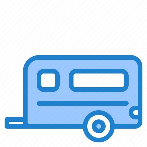 Caravan, van, camping, travel, transport icon - Download on Iconfinder