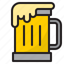 beer, drink, glass, beverage, mug