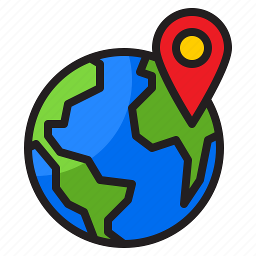 Location, world, travel, global, map icon - Download on Iconfinder