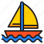 sailboat, boat, yacht, ship, travel 