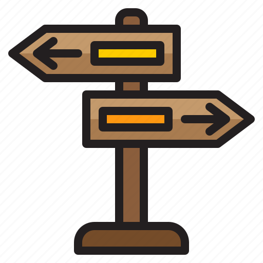 Signboard, way, direction, road, navigation icon - Download on Iconfinder