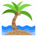 plam, tree, coconut, summer, sand, beach