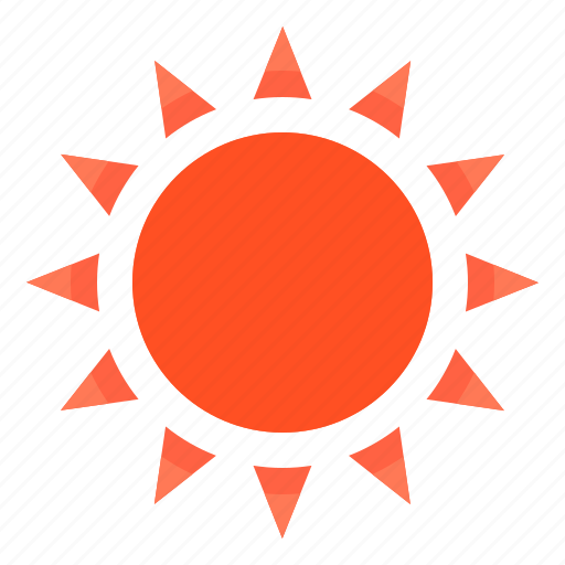 Sun, suny, summer, hot, weather icon - Download on Iconfinder