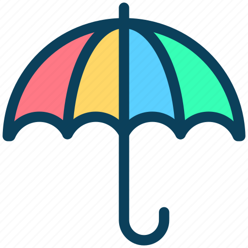Summer, umbrella, rain, vacation icon - Download on Iconfinder