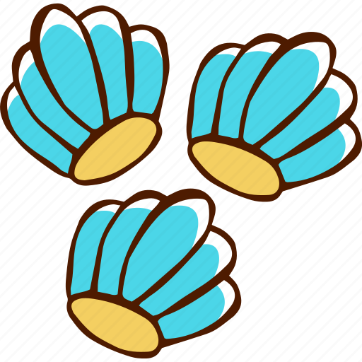 Summer, nature, tropical, holiday, spring, beach, clams icon - Download on Iconfinder