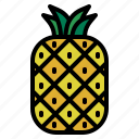 pineapple, pineapples, organic, vegetarian, fruit
