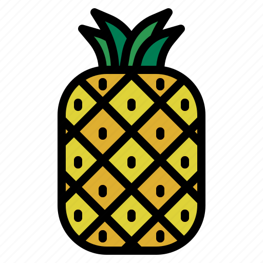 Pineapple, pineapples, organic, vegetarian, fruit icon - Download on Iconfinder