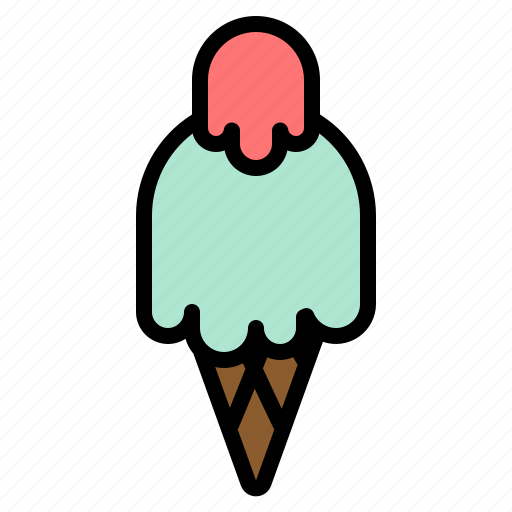 Scoops, icecream, dessert, summer, sweet icon - Download on Iconfinder