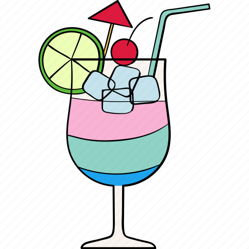 Beverage, cocktail, drink, pineapple, summer icon - Download on Iconfinder